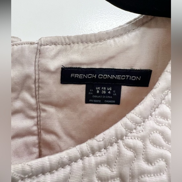 NWT French Conncection Abstract Embroidered Structured Dress - Picture 7 of 10